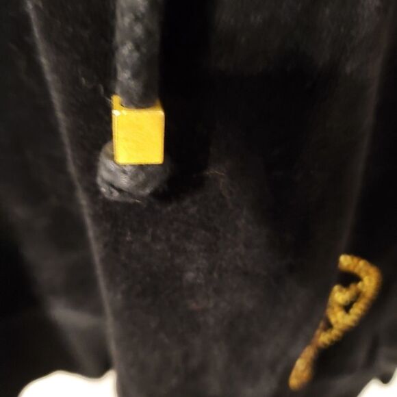 MICHAEL Kors black ⚫ velour hoodie sz med - Picture 3 of 9